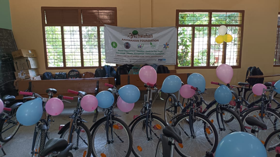 Let’s pedal towards progress and empower our future! Project Udaan By Aahwahan Foundation