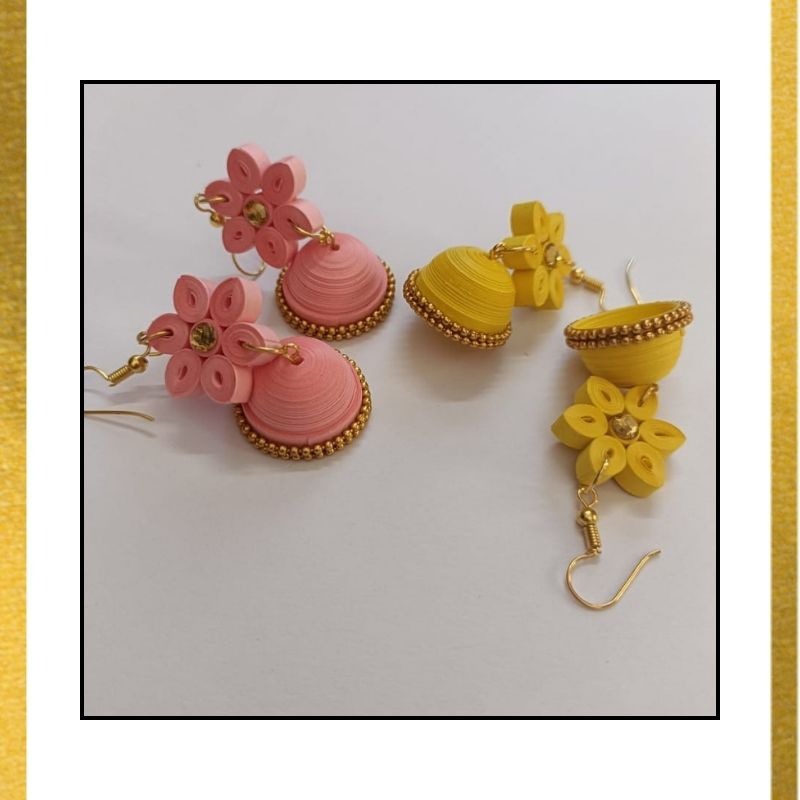 paper quilling earrings
