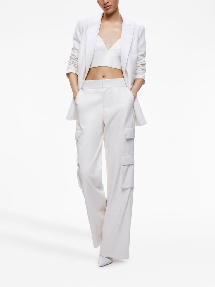 White Genuine Leather pant