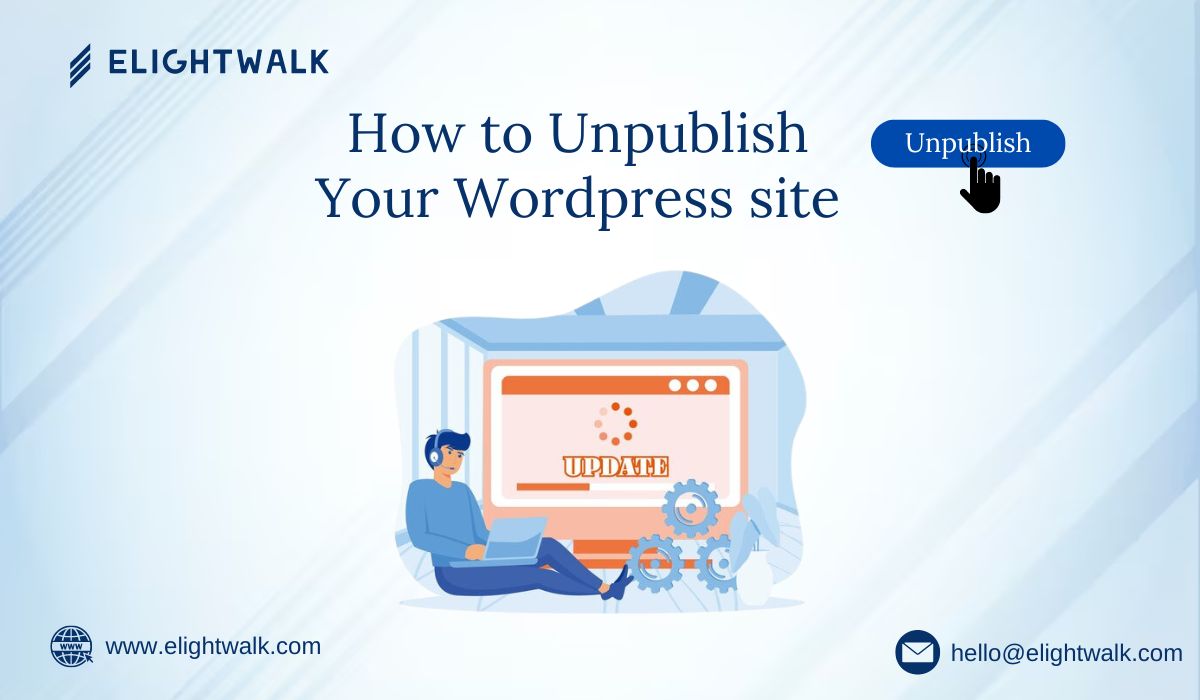 How to Unpublish your wordpress site