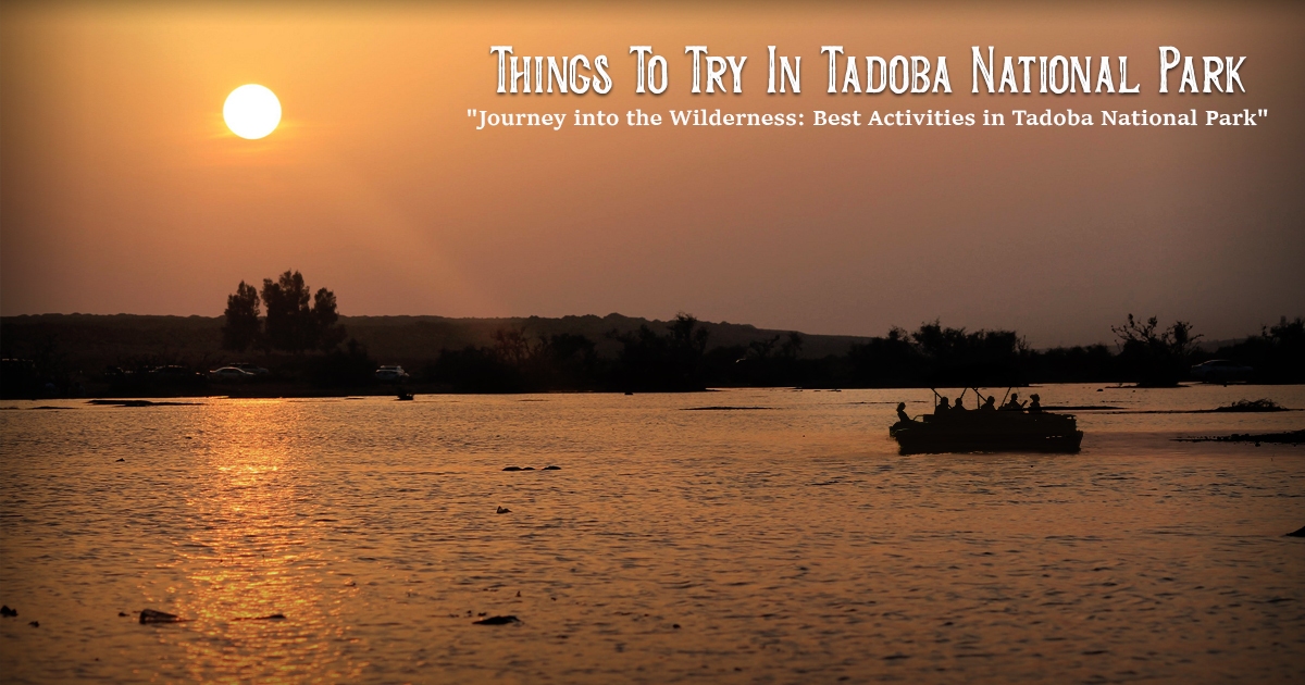 Things to try in Tadoba National Park