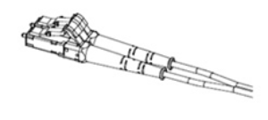 Lucent Connector, it was developed by Lucent Technologies, LC is considered as an SFF or Small Form Factor connector due to its small assembly. LC connectors has a mating cycle of 1000, it meets many standards like, IEEE802, TIA/EIA-604, TIA568A, IEC 86B WG6, ISO 11801.