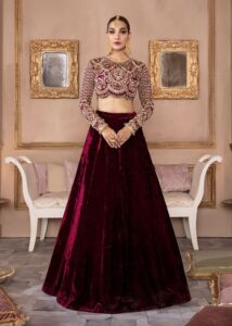 Velvet Lehenga