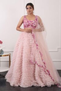 Ruffled Lehenga