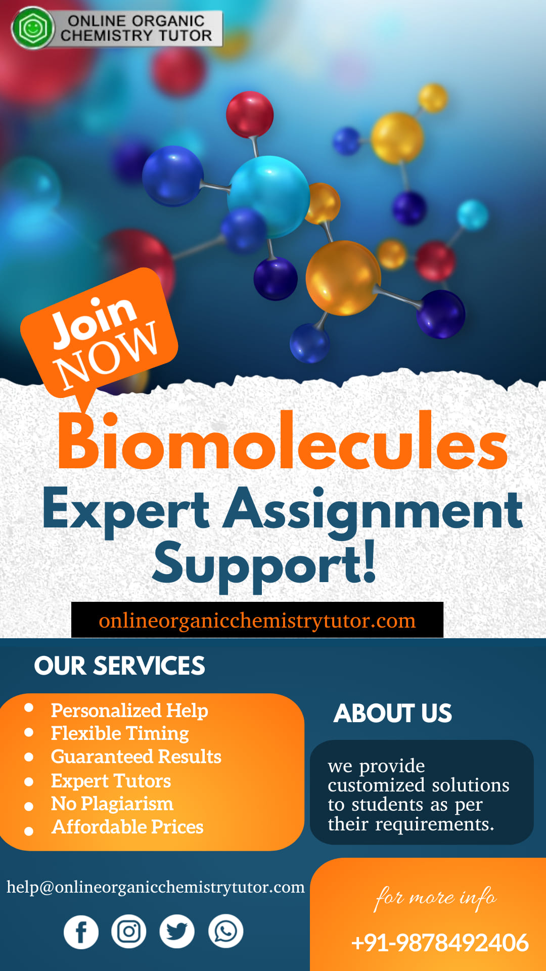 Bio molecules Homework and Assignment Help