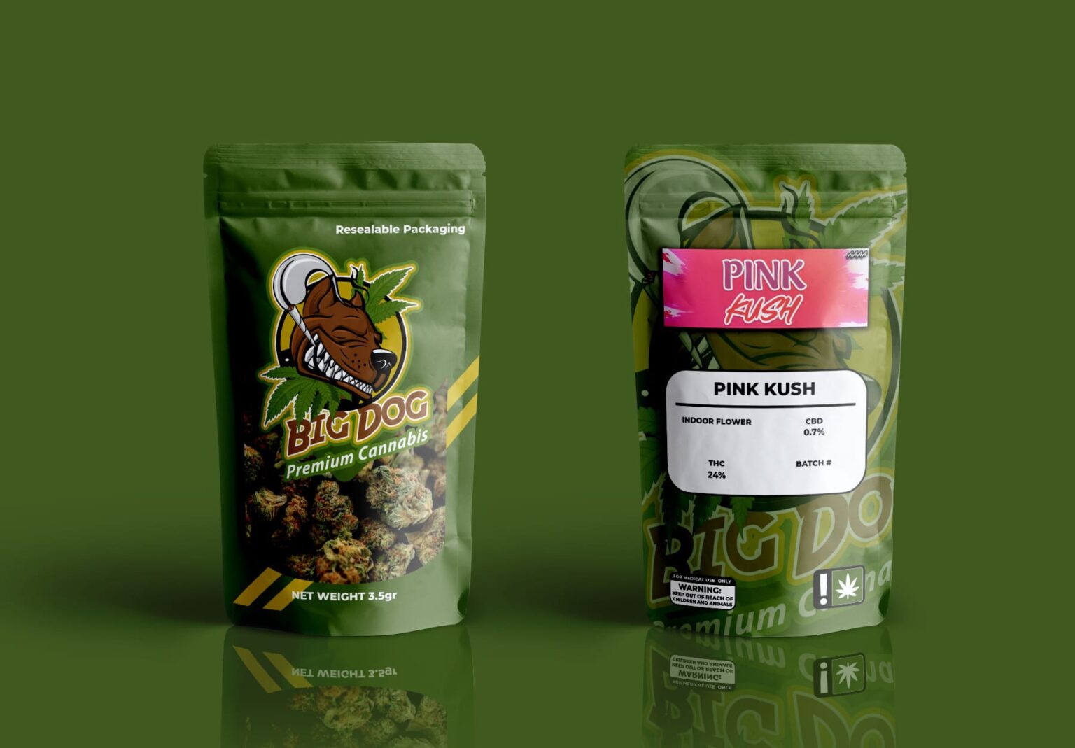 Custom Cannabis Mylar Bags