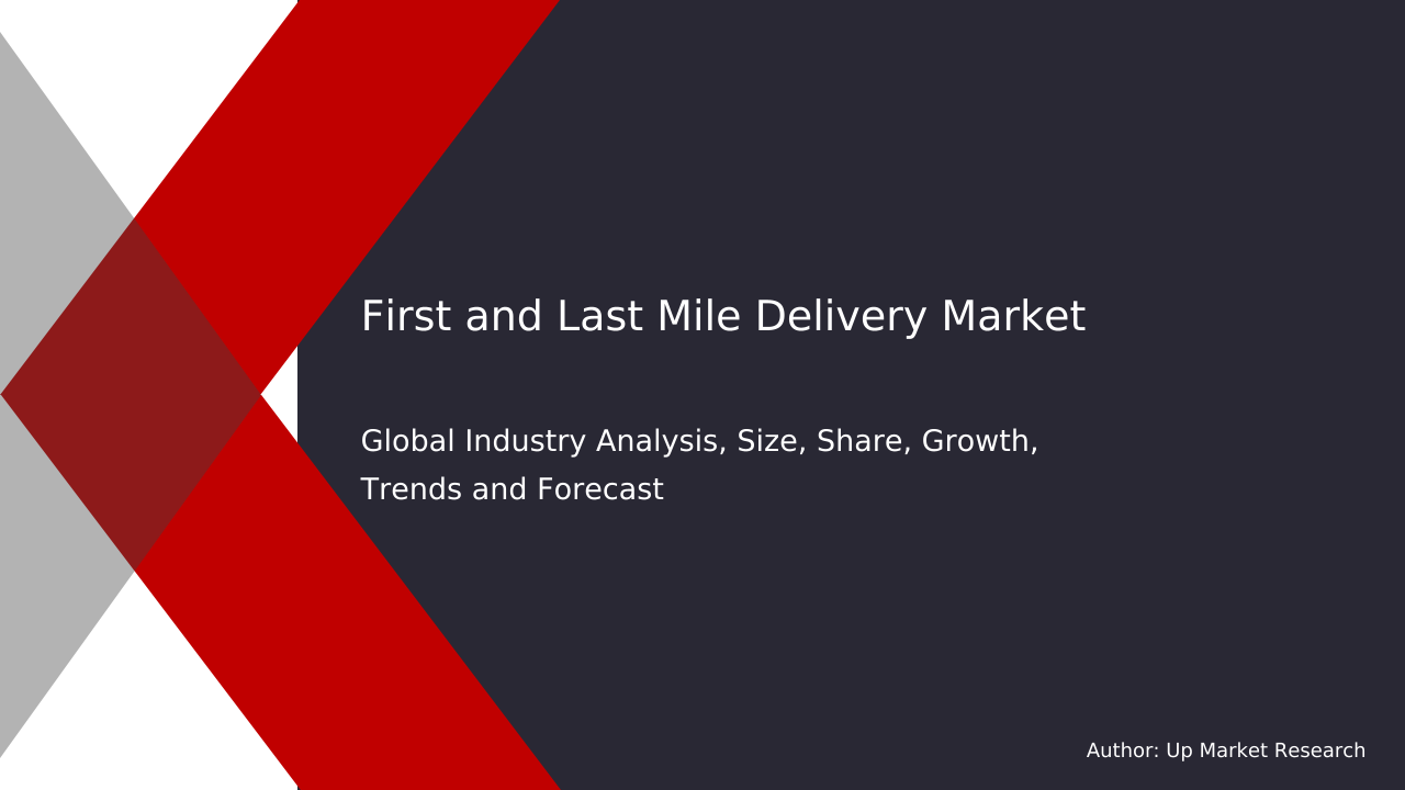 First and Last Mile Delivery Market