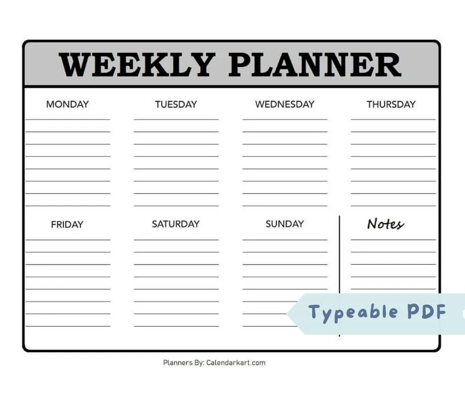 planner