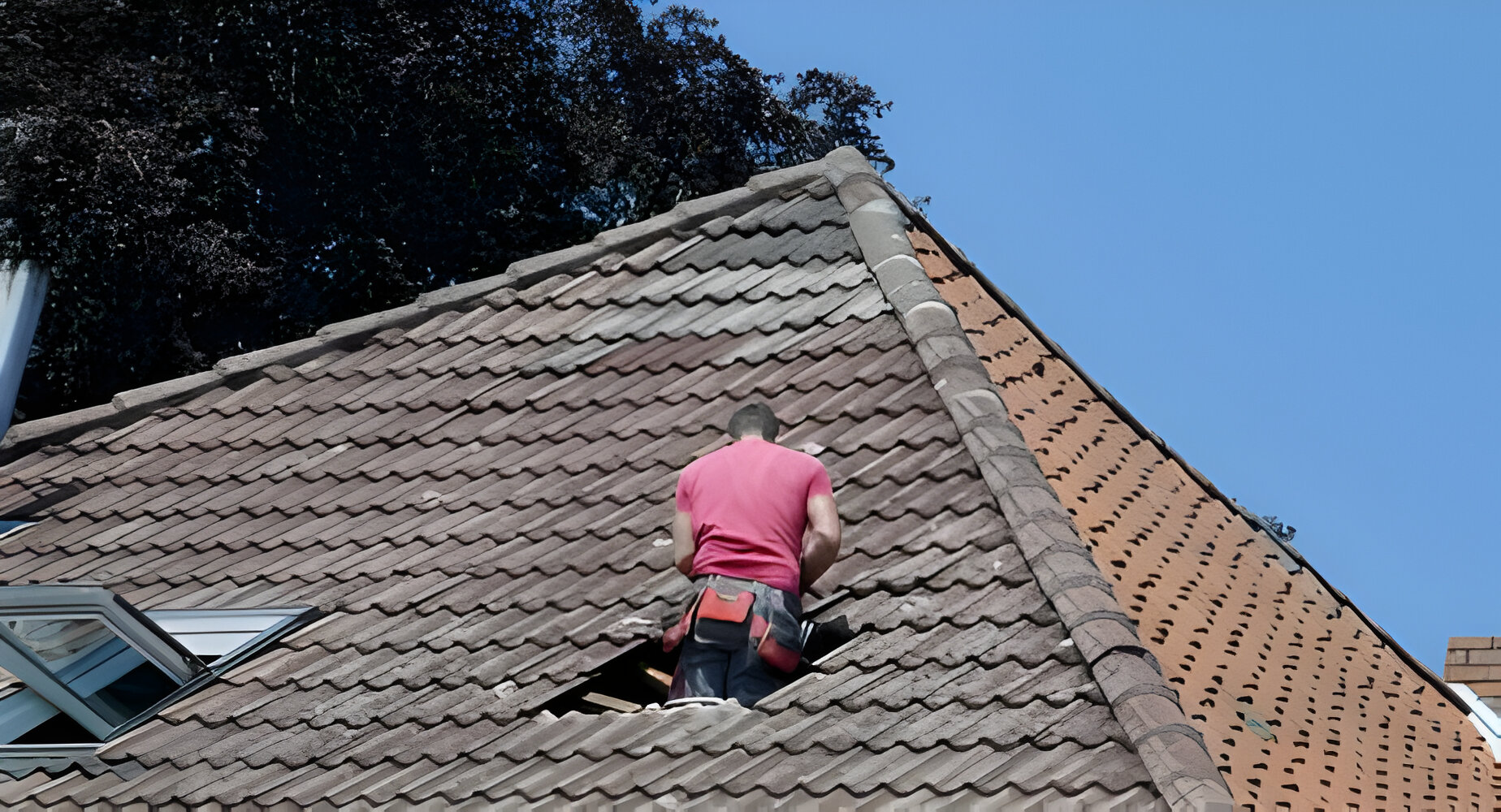 Roof-Restoration after storm damage