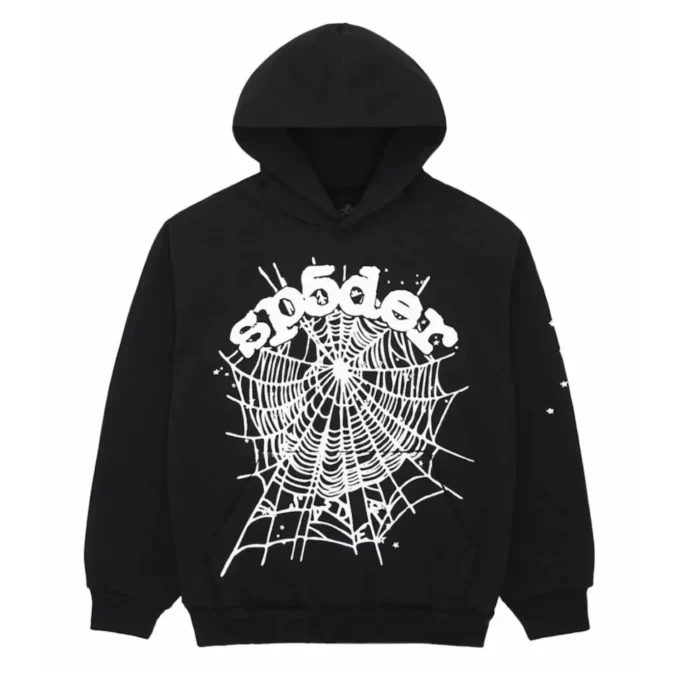 Sp5der-OG-Web-Hoodie-Black