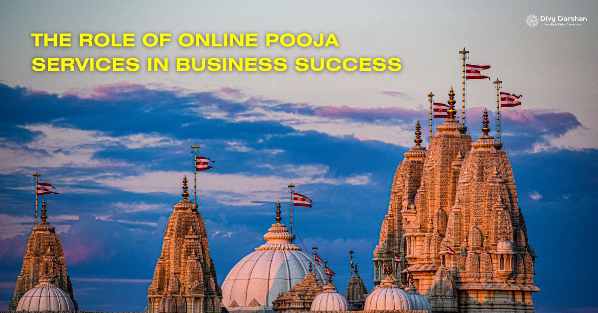 Graphic Saying: The Role of Online Pooja Services in Business Success