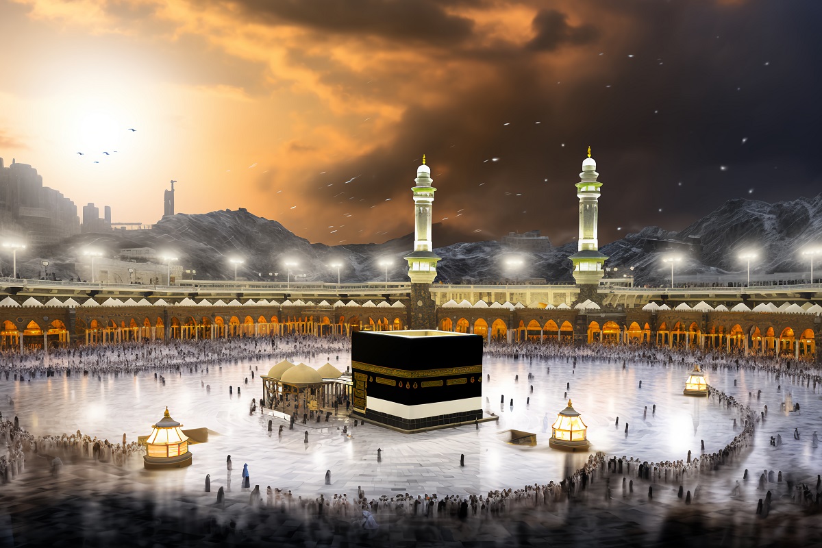 Beautiful kaaba hajj and umrah piglrimage in mecca