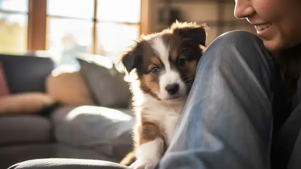 Cute Border Collie Puppy