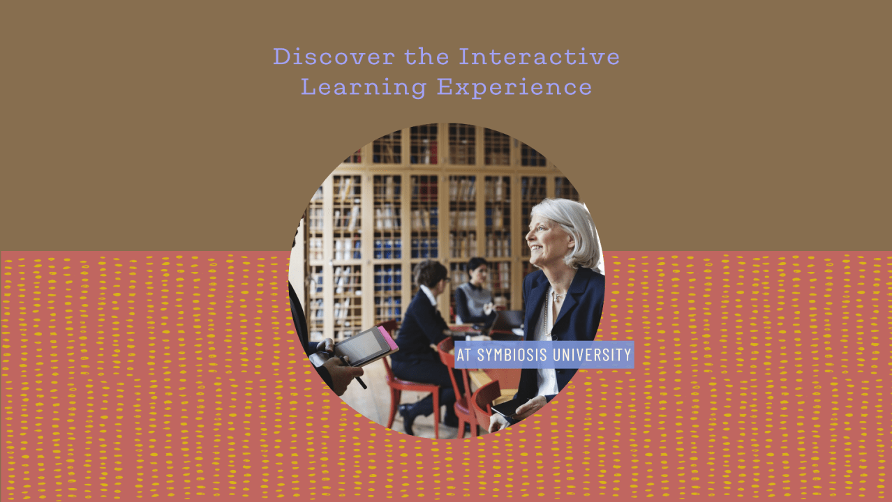 A person is focused on their laptop while studying at home. Symbiosis Distance Learning.