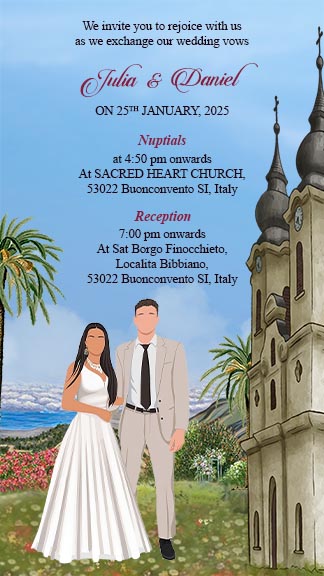 Christian Wedding Card Content