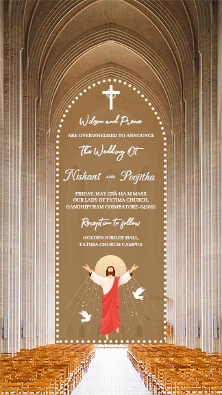 Christian Wedding Card Content