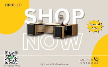 Modern Executive Desk Dubai-Highmoon