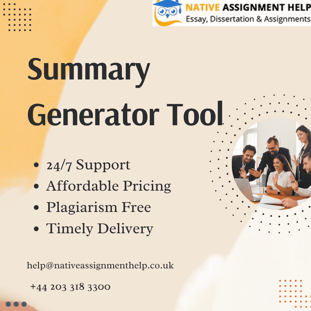Summary Generator tool