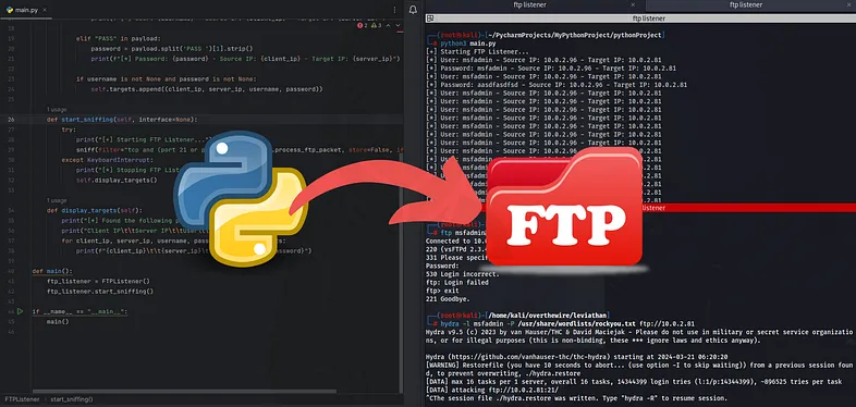 Creating an FTP Listener with Scapy