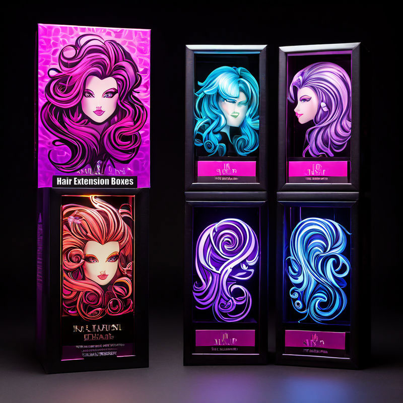 Why is stylish packaging important for hair extensions?