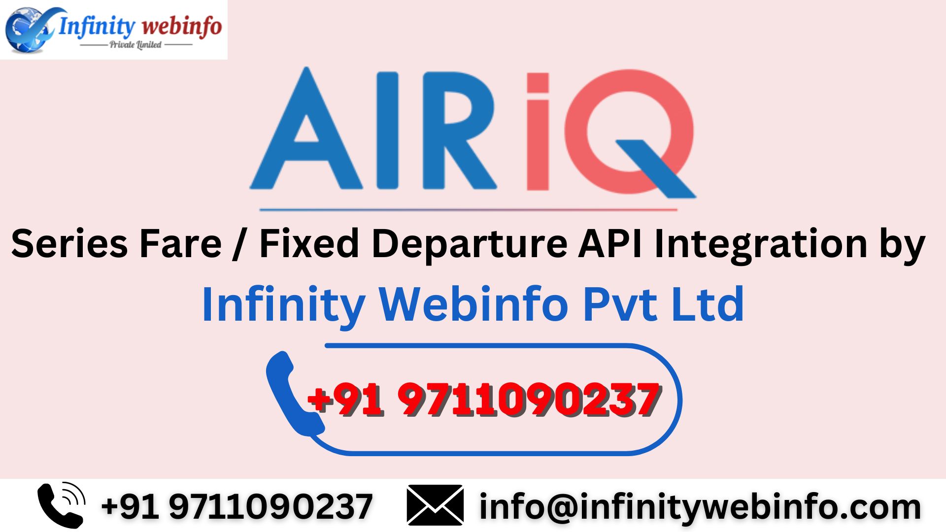 AirIQ Series Fare / Fixed Departure API Integration by Infinity Webinfo Pvt Ltd