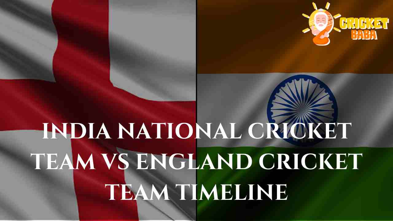 India national cricket team vs England cricket team timeline