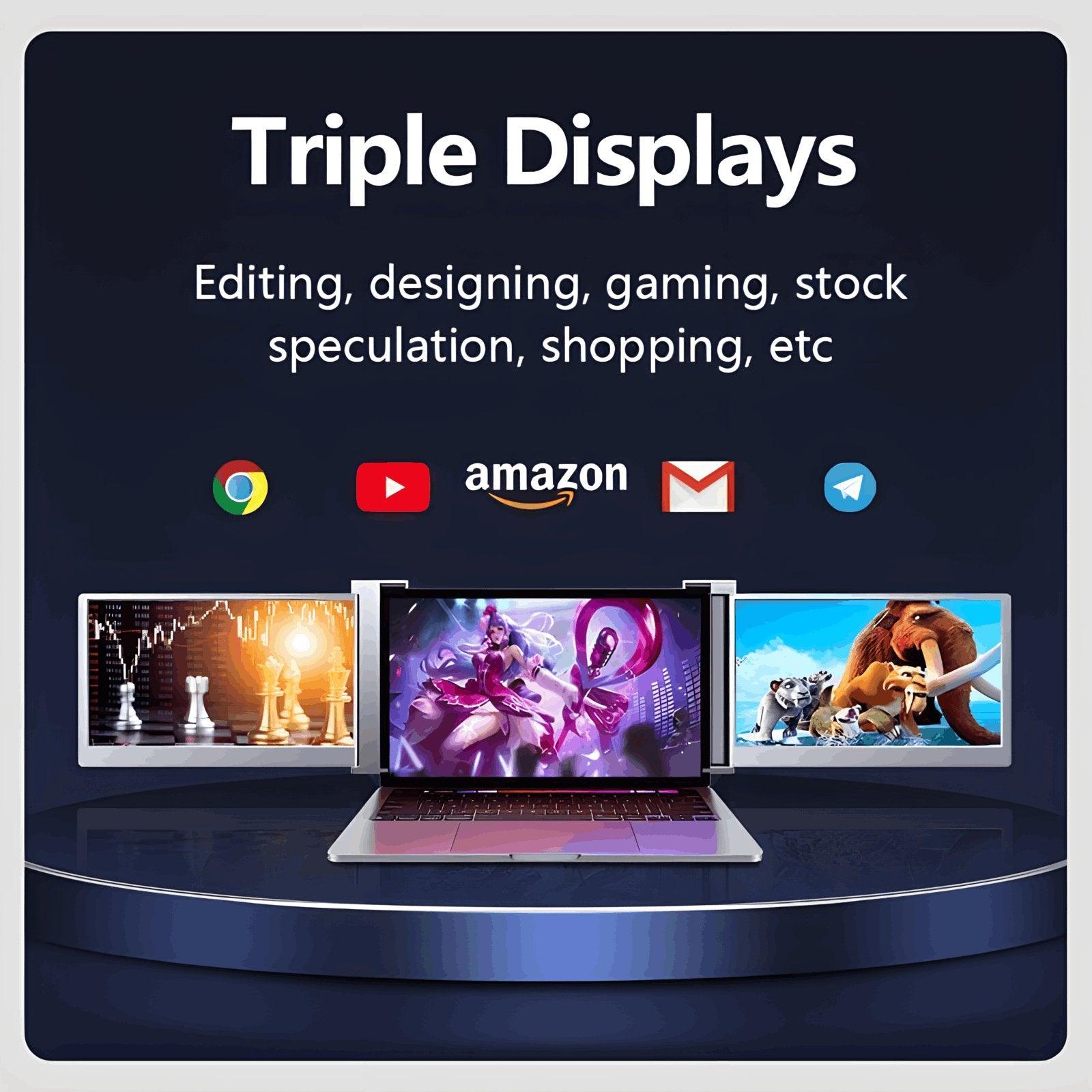 Tri Screen Laptop