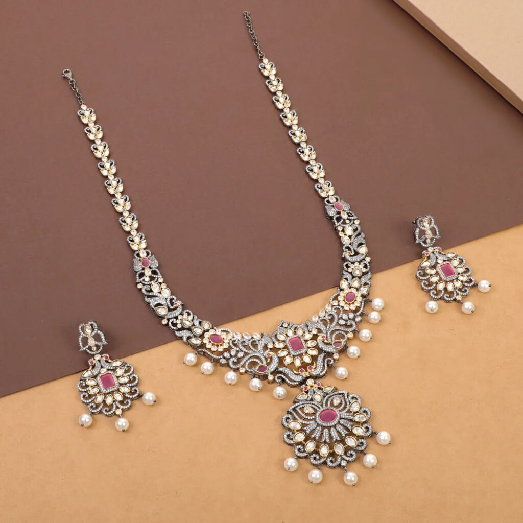 Victorian Silver Necklace