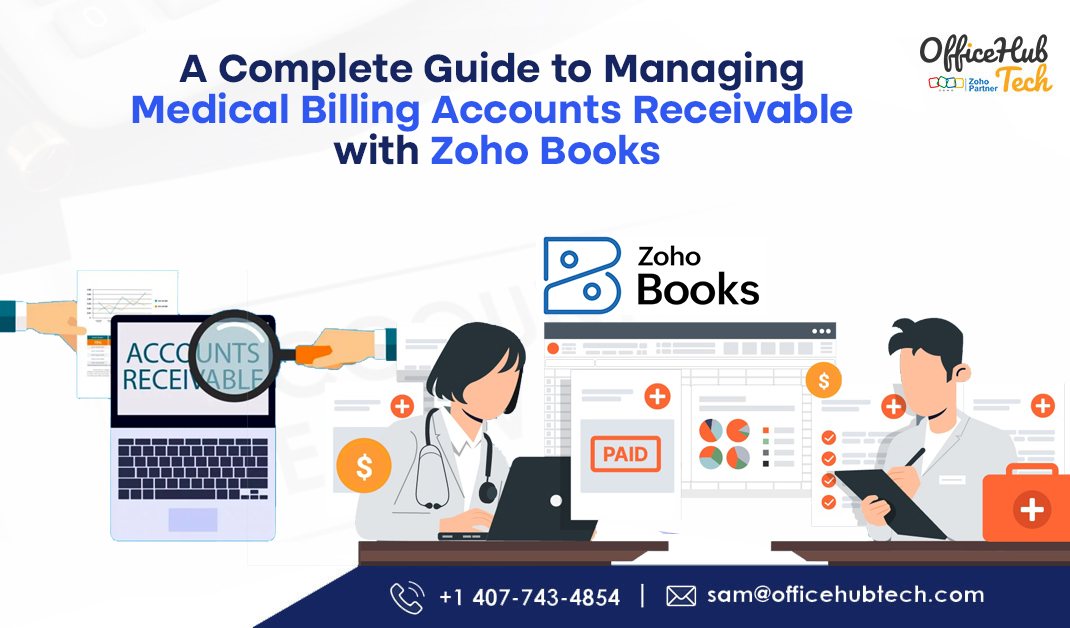 Managing medical billing accounts receivable (AR) efficiently is essential for healthcare providers and medical billing companies. With rising patient volumes, complex insurance claims, and payment delays, maintaining healthy cash flow becomes a constant challenge. Late payments not only affect operations but also strain patient relationships and limit business growth. Many billing companies and healthcare practices struggle with manual tracking, delayed payments, and compliance headaches. Zoho Books for Medical Billing Accounts Receivable offers a reliable solution to these pain points by streamlining processes, improving payment tracking, and providing real-time visibility into finances. Let’s explore how Zoho Books can make a difference for medical practices and billing companies. Challenges in Managing Medical Billing AR Managing accounts receivable is more than just tracking invoices—it requires consistent follow-ups with insurers and patients, accurate payment reconciliation, and tight control over cash flow. Some common challenges include: • Delayed Insurance Payments: Claims can take 30 to 90 days or more for reimbursement. • High Error Rates: Mistakes in invoices or insurance claims often lead to denials or rework. • Patient Non-Payments: Many patients delay or miss payments, adding to collection efforts. • Complicated AR Processes: Tracking payments manually can be labor-intensive and prone to errors. These challenges highlight the need for an automated system that simplifies billing, improves accuracy, and speeds up collections. This is where Zoho Books comes in. What is Zoho Books? Zoho Books is cloud-based accounting software designed for businesses of all sizes. It offers tools to automate billing, track payments, and manage finances in real-time. For the healthcare industry, Zoho Books for Medical Billing Accounts Receivable becomes a critical asset by providing end-to-end management of invoices, payments, and cash flow. Real-Life Example: How a Medical Billing Company Transformed AR with Zoho Books? A Delaware – based outsourced billing company handling AR for multiple healthcare practices struggled with late payments and manual processes. Invoices were often delayed, follow-ups were inconsistent, and they lacked a real-time view of collections. After implementing Zoho Books, the company: • Automated invoicing, ensuring timely delivery of bills to patients and insurers. • Set up reminders that reduced payment delays by 40%. • Used real-time dashboards to monitor pending payments and streamline follow-ups. • Reduced manual tracking errors by 60% through automated reconciliation. With these changes, the company saw a 25% improvement in cash flow within the first quarter. Top Features of Zoho Books for Medical Billing Accounts Receivable 1. Automated Invoicing and Payment Reminders: Zoho Books eliminates the need for manual invoicing. You can create recurring invoices for regular treatments and set automatic payment reminders to reduce follow-up fatigue. 2. Secure Patient Portals for Payments: Patients can access their bills and make payments online through a secure portal. This feature boosts convenience and improves payment collection rates. 3. Real-Time Tracking and Dashboards: Monitor outstanding payments and track collections from insurers and patients in real-time. Dashboards provide visibility into key financial metrics, including overdue invoices and AR aging reports. 4. Seamless EHR and Practice Management Integration: Zoho Books integrates with EHR and practice management systems, ensuring accurate data exchange. This eliminates double entry and reduces billing errors. 5. Automated Payment Reconciliation: Zoho Books matches payments with invoices automatically, reducing the risk of human error and speeding up reconciliation processes. 6. Multi-Channel Payment Support: Accept payments through multiple channels, including credit cards, ACH transfers, and digital wallets. This flexibility makes it easier for patients to pay on time. 7. Compliance and Data Security: Healthcare providers must comply with HIPAA regulations. Zoho Books ensures secure data management and maintains audit trails to meet regulatory requirements. How Zoho Books Improves Cash Flow for Medical Practices? Faster payments mean better cash flow, which is essential for running a successful medical practice or billing company. With automated reminders and secure portals, practices can reduce overdue payments significantly. Additionally, having real-time financial insights helps businesses make better decisions and allocate resources efficiently. Benefits for Outsourced Medical Billing Companies Outsourced medical billing firms can manage multiple healthcare clients with ease using Zoho Books. The platform offers: • Faster Payments: Automated invoicing and follow-ups reduce delays. • Client Transparency: Provide clients with real-time AR reports and performance insights. • Scalability: Zoho Books supports growing businesses by handling more clients and higher invoice volumes without additional manual work. Case Study: How a Medical Billing Firm Reduced AR Turnaround by 30%? A Delaware – based medical billing company was managing accounts for ten healthcare providers. Each client had multiple insurance partners, resulting in a flood of invoices, pending claims, and patient bills. The company relied heavily on manual invoicing and spreadsheets to track payments. However, issues started piling up: • 30% of claims were delayed due to follow-up lapses. • Manual reconciliation errors were causing disputes with insurers. • Cash flow cycles stretched beyond 90 days, jeopardizing operations. After implementing Zoho Books, the firm saw rapid improvements: • Automated invoicing and scheduled reminders ensured timely payments. • Payment reconciliation was reduced from 3 days to a few hours, minimizing manual errors. • Real-time dashboards gave the team visibility into outstanding AR and payment bottlenecks. • Within three months, the billing firm reduced AR turnaround by 30%, improving cash flow and client satisfaction. This case highlights how Medical Billing Accounts Receivable Using Zoho Books helps businesses eliminate inefficiencies, reduce manual work, and stay on top of collections. The Role of OfficeHub Tech in Zoho Books Integration and Implementation? Choosing the right tools is essential, but implementing them effectively is just as important. OfficeHub Tech is recognized as the Best Zoho Consultation Services Provider to Medical Billing Companies and healthcare providers in USA. We specialize in helping healthcare providers and billing companies integrate and optimize Zoho Books to fit their unique workflows. From setup to customization, our team ensures that your medical billing operations run smoothly. Whether you need help with EHR integration, automation, or training, we’ve got you covered. Conclusion Managing Medical Billing Accounts Receivable Using Zoho Books is a game-changer for healthcare providers and outsourced billing firms. By automating billing processes, providing real-time insights, and offering seamless integrations, Zoho Books simplifies AR management and improves cash flow. Whether you’re a medical practice handling billing in-house or a billing company managing multiple clients, Zoho Books ensures efficient financial operations. And with OfficeHub Tech as your trusted Zoho partner, you can unlock the full potential of Zoho Books to streamline operations and grow your business.