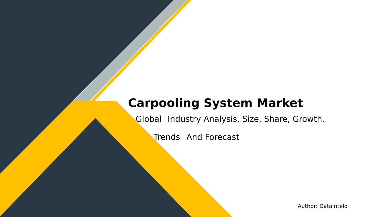 Carpooling System Market