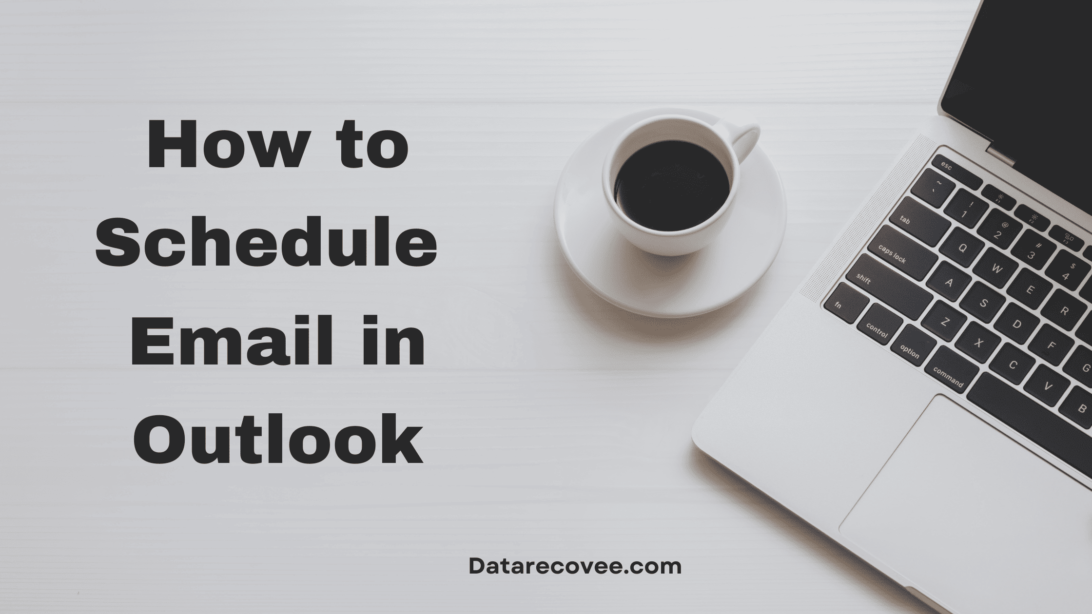 How to schedule email in outlook