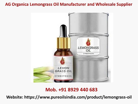 AG Organica Lemongrass Oil Manufacturer & Wholesale Supplier