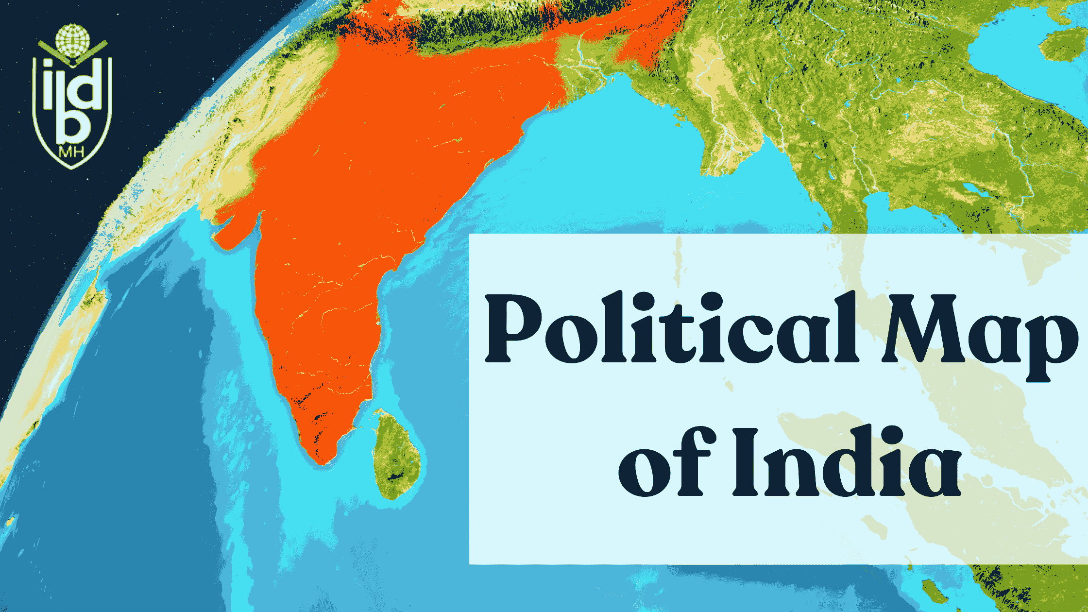 political map of India