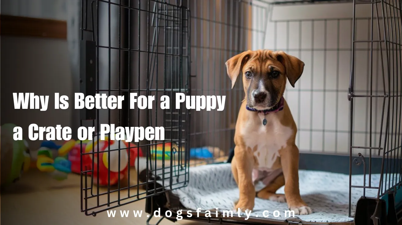 Why Is Better For a Puppy a Crate or Playpen