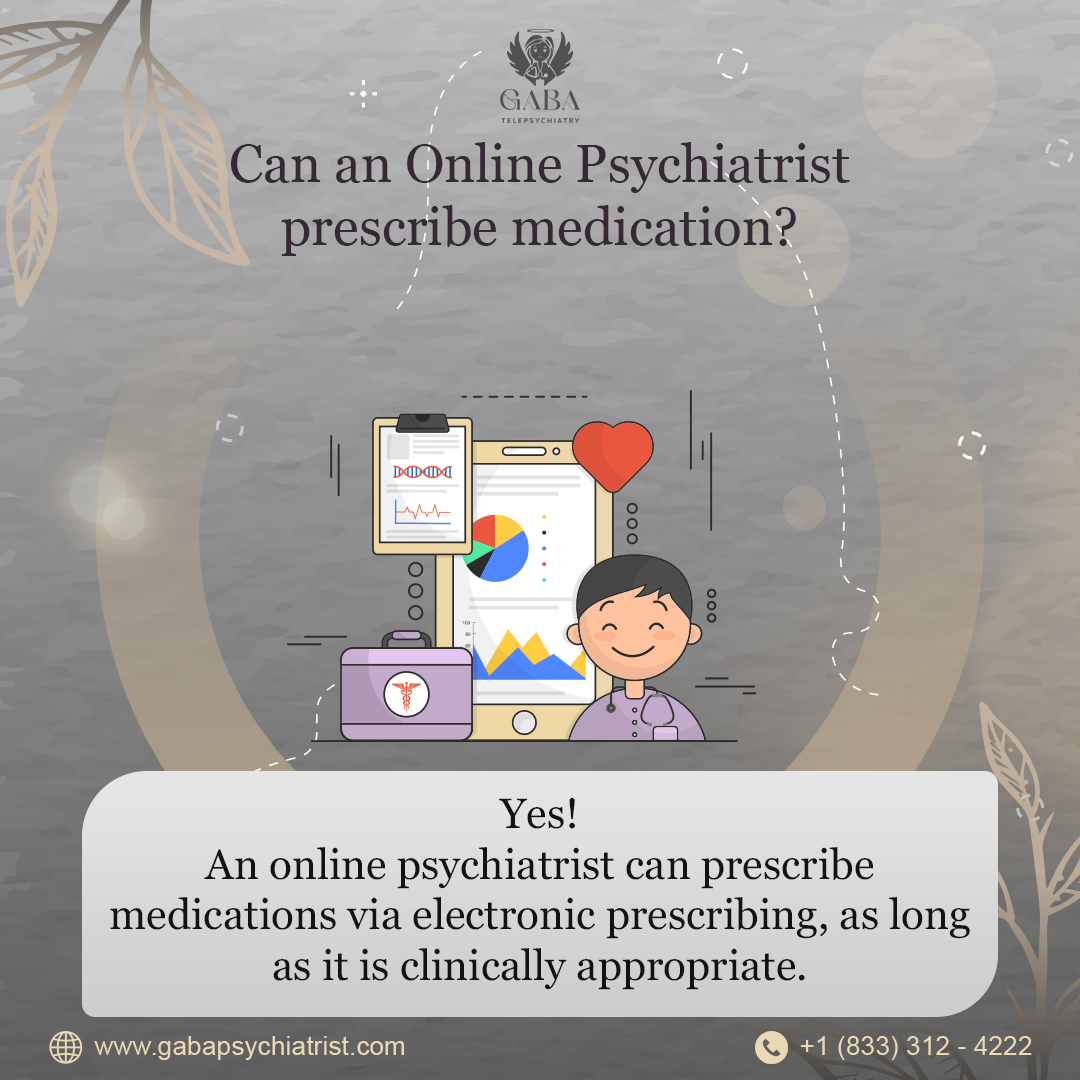 Can an Online Psychiatrist Prescribe Medication?