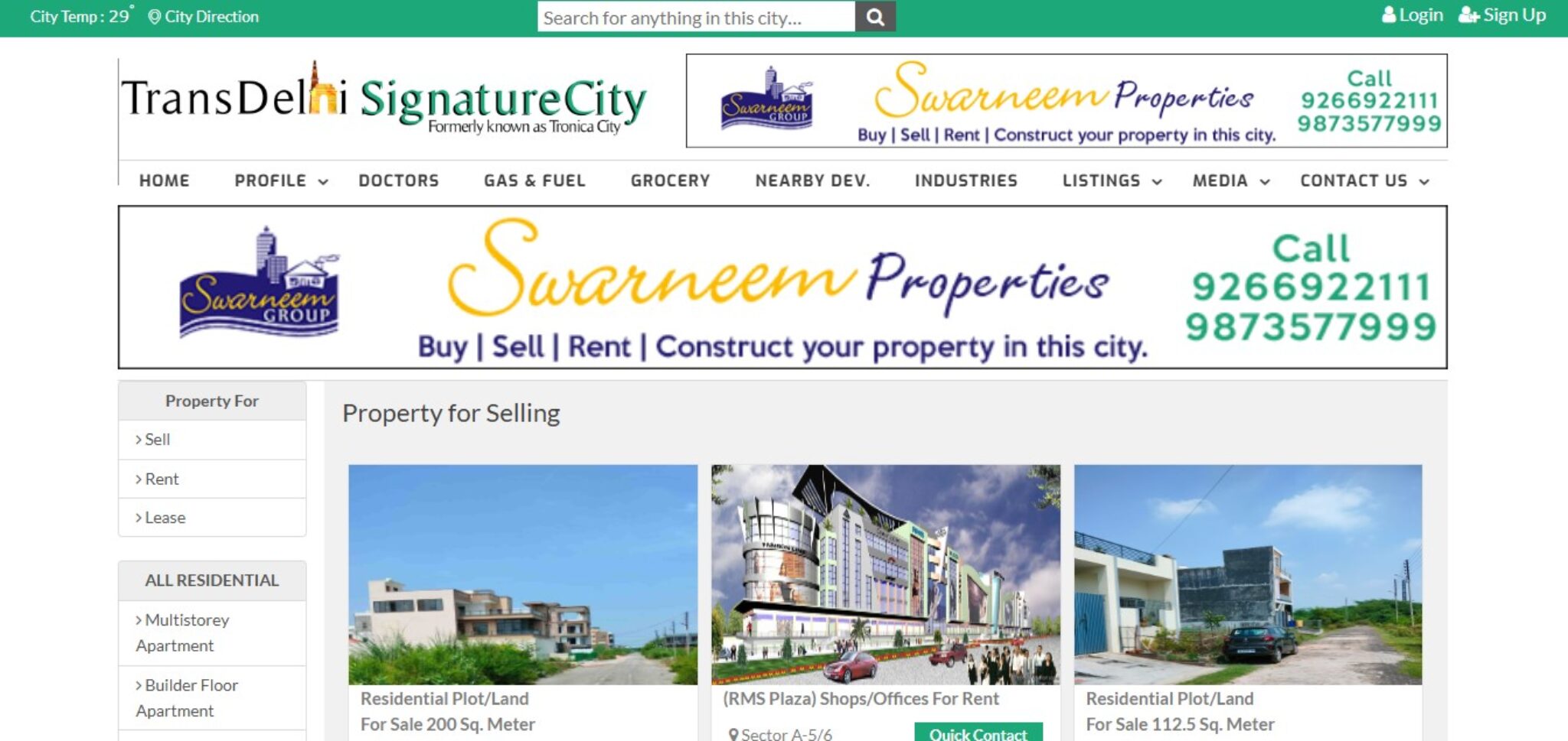 Properties for sale in Delhi NCR ezine articles