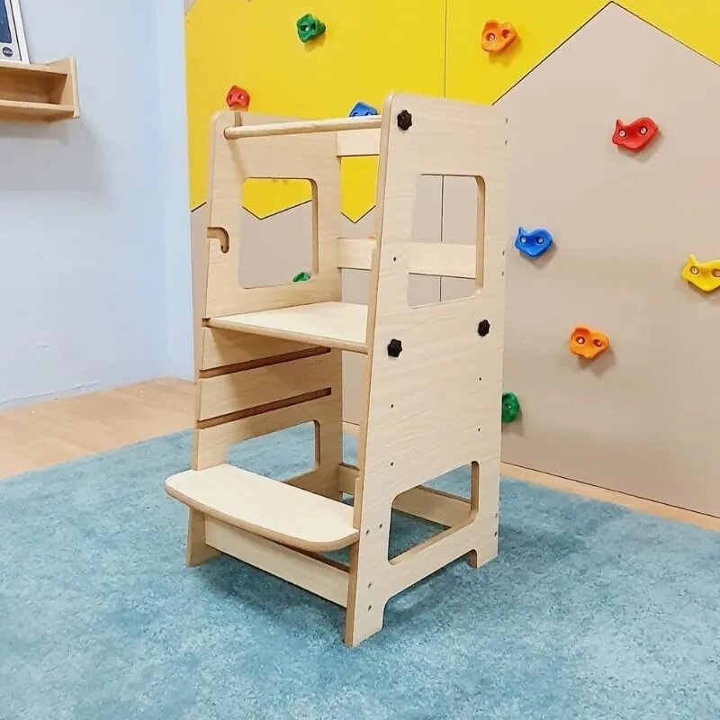 Adjustable Learning Tower with Step