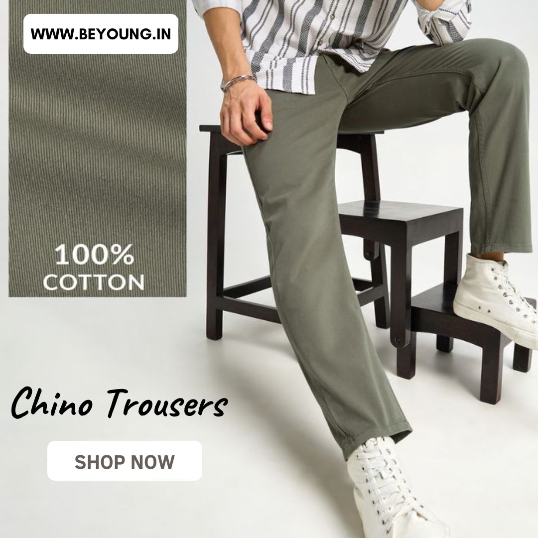 chinos trousers for men