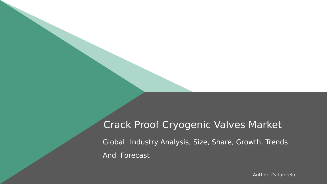 Crack Proof Cryogenic Valves Market