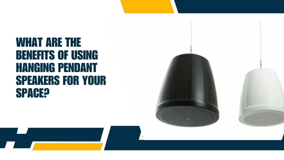 Hanging Pendant Speakers