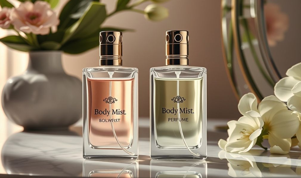 Choosing between body mist and perfume