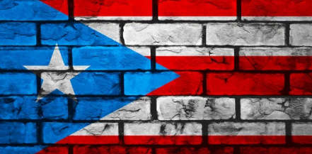 A flag of Puerto Rico