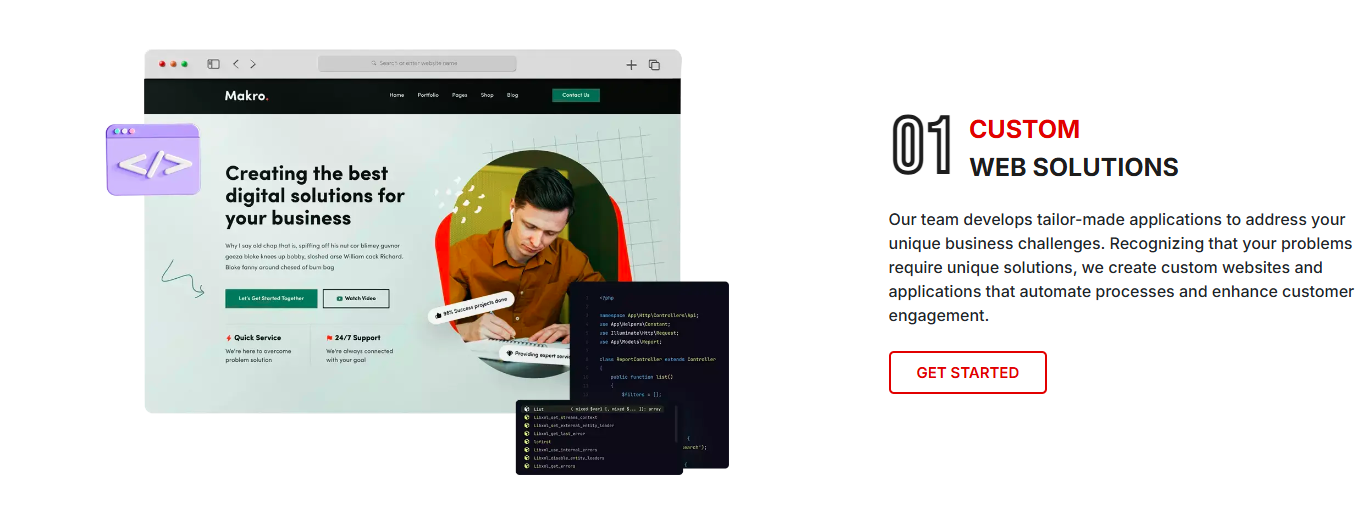 web development service in Canada