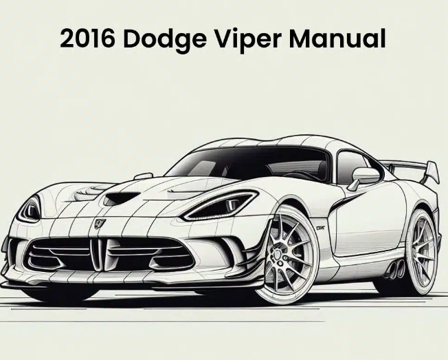 2016 Dodge Viper Workshop