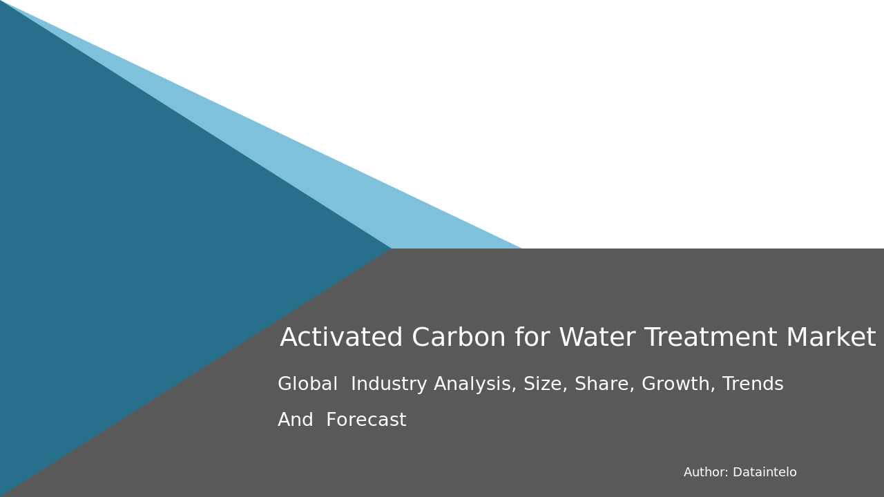 490244 Activated Carbon for Water Treatment Report Thumbnail
