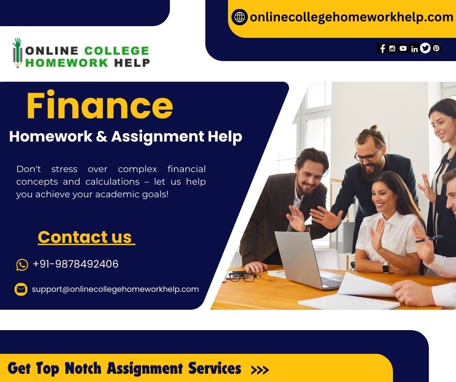 Finance Homework Help