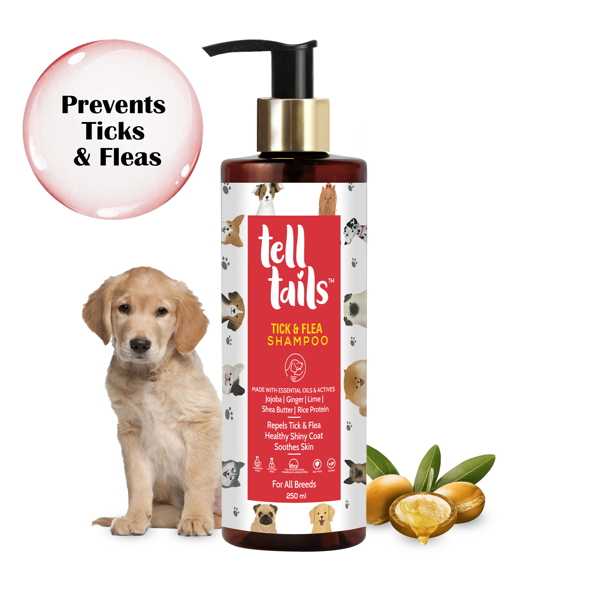 Best Flea and Tick Shampoo for Dogs in India: Telltails Tick & Flea Shampoo