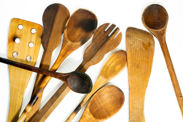 teak wooden utensil set