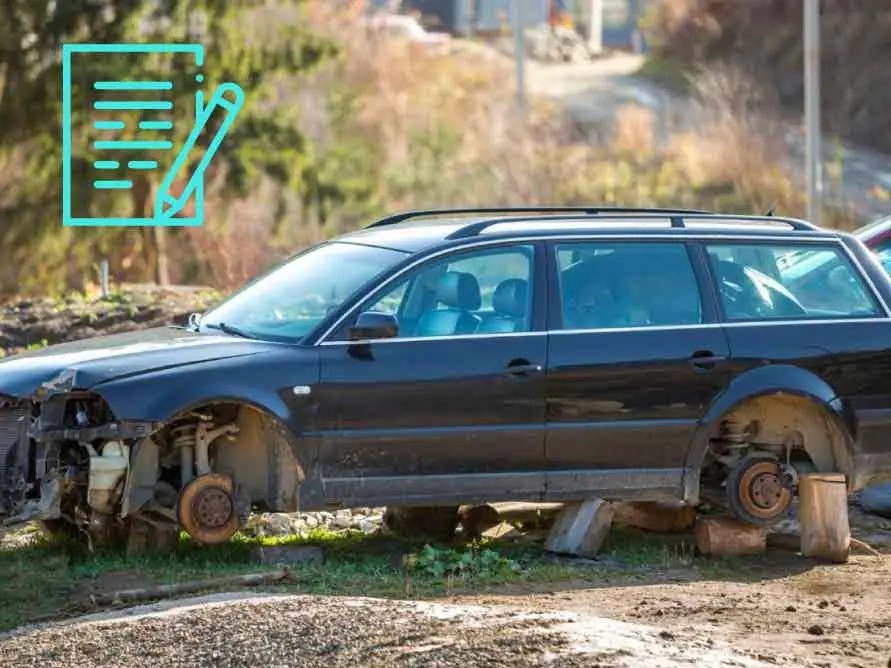 How to Sell a Junk Car With No Registration!