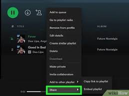 Share your album on Spotify quickly